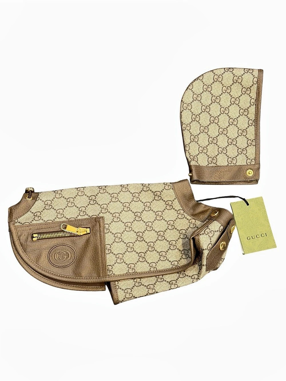 Gucci Pet Rain Coat GG Supreme GG Supreme Rain Coat Baby XXS NWT